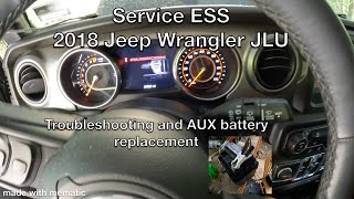 Service ESS fault troubleshooting and Aux battery replacement [upl. by Hux]