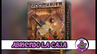 GLOOMHAVEN Fauces del Leon  Dentro de la Caja  Unboxing Juego de Mesa [upl. by Sari501]