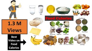 Calories in Indian Food  Keep a track of calories in daily diet [upl. by Aicilra]