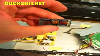 LCD Computer Monitor Repair  PART 2  Failed InverterTransformer ACER AL2223W [upl. by Rosalinde]