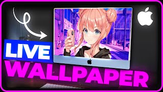 How to set Live Wallpaper on Mac Macbook Free 2024 [upl. by Laban108]