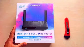 LINKSYS Mesh wifi 6 router AX1800 [upl. by Nerehs544]