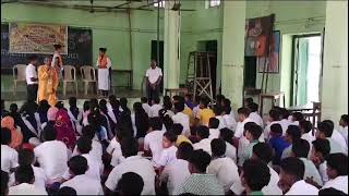 A B Govt High School Basudevpur Bhadrak yoga training program conducted [upl. by Eidac890]