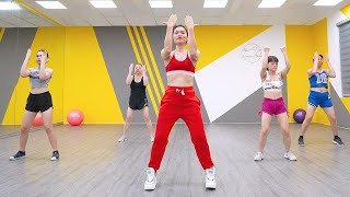 AEROBIC DANCE  25 min Flat Belly Workout  Exercises to Get Slim Belly Fat amp Tiny Waist [upl. by Leizahaj]