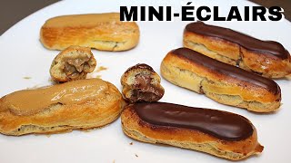 Mignardises  mini eclairs au chocolat et au café [upl. by Coltin]