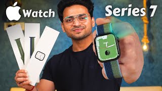 Apple Watch Series 7 ⌚️Unboxing amp Quick Review 🔥 My New SmartWatch 🤑 [upl. by Brina232]