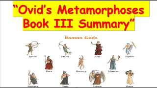 Ovids Metamorphoses Book III Summary [upl. by Hoo]