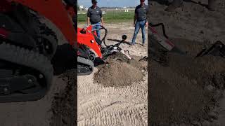 Kubota stand on skid steer  SCL 1000 [upl. by Engedus]