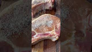 Incredible Grilled Pork Chops with Maple and Soy Marinade shorts [upl. by Idnib]