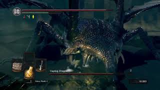 Ds1 sword hilt 0 vs gaping dragon win [upl. by Dian]