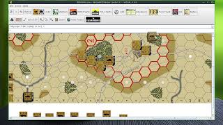 PanzerBlitz  Situation 4 Minsk  Turn 1 [upl. by Niletac]