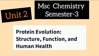 Msc Chemistry Sem3 PROTIEN evolution of protein quality methods notes viralvideo video yt [upl. by Falito542]