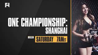 ONE Championship Shanghai LIVE Sat Sept 2 at 7 am ET on FN Canada [upl. by Harret]