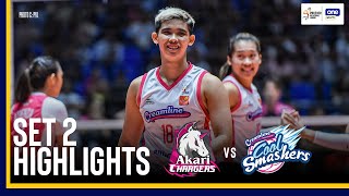 AKARI vs CREAMLINE  SET 2 GAME HIGHLIGHTS  202425 PVL ALLFILIPINO CONFERENCE  NOV 23 2024 [upl. by Noyad]