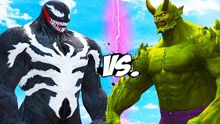 VENOM VS ULTIMATE GREEN GOBLIN  EPIC BATTLE [upl. by Antonetta]