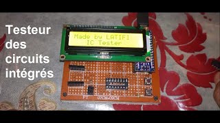 Testeur des circuits intégrés IC Tester [upl. by Ateikan]