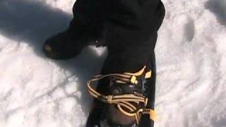 Atlas 10 Snowshoe Bindings Instructions  Atlas Snowshoes [upl. by Beverly333]