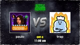 PAULOALVES vs TRAPPY  16VOS DE FINAL  BATTLEGROUNDS OF HORROR  MCOC [upl. by Llewellyn225]