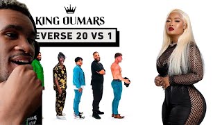 Mansa reacts to CYAN BOUJEE VS 20 GUYS [upl. by Nimrac]