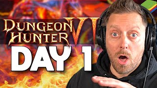 Dungeon Hunter 6 Day 1  playing on PC [upl. by Eisor]