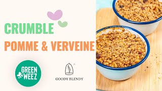 Recette Crumble Pomme amp verveine [upl. by Netloc]