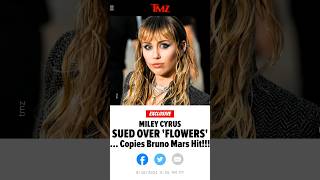 Miley Cyrus is getting SUED for copying Bruno Mars 🤯 [upl. by Topper545]