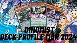 Dinomist Yu Gi Oh Deck Profile for March 2024 [upl. by Armbrecht309]