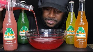 ASMR DRINKING POPULAR JARRITOS SODA FLAVORS NO TALKING TCASMR [upl. by Soiritos]