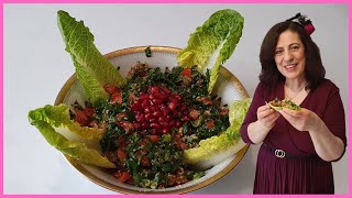 Taboule  Orientalischer Salat  schnelle und einfache Beilage [upl. by Nitsu970]