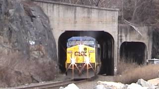 CSX River Subdivision Milepost 0 amp the Weehawken Tunnel [upl. by Kellene168]