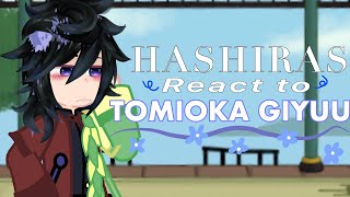 Hashiras react to Tomioka Giyuu  demon slayer  gacha  kny  2X 175X speed  Athena [upl. by Rozalie]