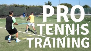 Professional Tennis Training Drills with Top Tennis Training [upl. by Tonl]