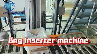 Poly Bag Folding Machine Manufacture Bag In Box Inserter [upl. by Hillard]