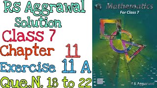 Rs Aggarwal Class 7 Exercise 11A Question number 1819202122  Profit and Loss  MD Sir [upl. by Atsyrc]