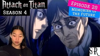 quotKeep Moving FORWARDquot  Attack on Titan Reaction  Season 4 Episode 20 quotMemories of the Futurequot [upl. by Girard]