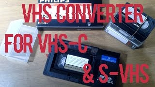 Philips Cassette Adapter 22 AV 514600 VHS to VHSC amp SVHS [upl. by Stalder519]