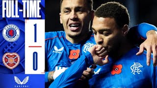 Rangers vs Hearts  10  Highlights  William Hill Premiership 2024 [upl. by Walling387]