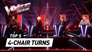 INSTANT 4CHAIR TURNS in The Voice [upl. by Litta]