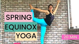 Spring Equinox Yoga  Spring Yoga  Creative Flow [upl. by Jenni]