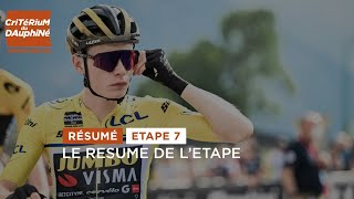 Résumé  Étape 7  Dauphiné 2023 [upl. by Iva]