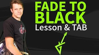 How To Play Fade To Black On Guitar Lesson amp TAB 1 Intro  Metallica Tutorial [upl. by Enyaht]