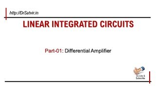 101 Differential Amplifier [upl. by Nuy]