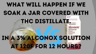 Distillate Jar VS Alconox [upl. by Ainel]