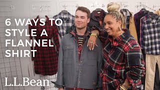 6 Ways to Style a Flannel Shirt [upl. by Ellednek]