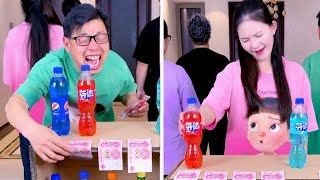 Who Wins The Most Banknotes Blind Box Drink Gamegame party [upl. by Aliuqa77]