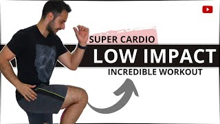 LOW IMPACT CARDIO WORKOUT AT HOME no equipment  no repeats  no jump Low impact high intensity [upl. by Hpsoj]