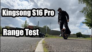 Kingsong S16 Pro  First impressions and Range Test [upl. by Ynots766]