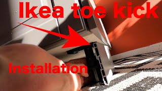 Installing Ikea kitchen Kick panels  detailed [upl. by Bowrah]