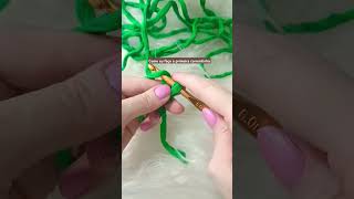 Correntinha de crochê 🧶diy diycroche tutorialdecroche tutorial fiodemalha ecológico [upl. by Spain]