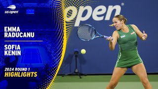 Emma Raducanu vs Sofia Kenin Highlights  2024 US Open Round 1 [upl. by Gretel]